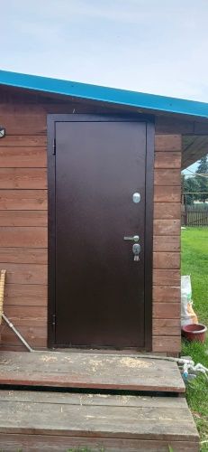 Металлическая дверь 7,5 см Гарда медный антик металл/металл фото 3