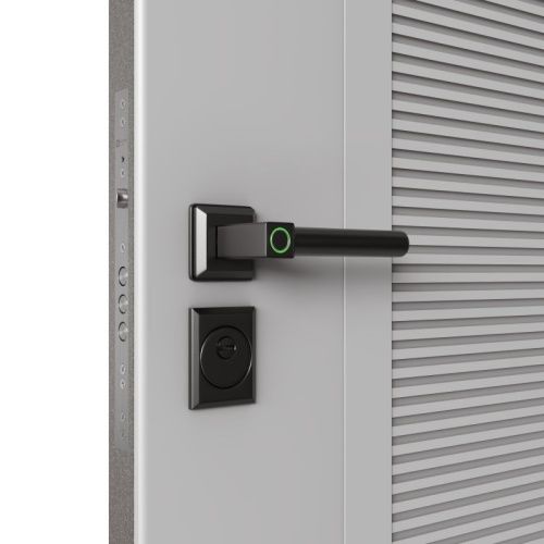 Люксор 2МДФ Вертикаль Графит - Эмалит белый c электронным замком No Key фото 2 Люксор 2МДФ Вертикаль Графит - Эмалит белый c электронным замком No Key фото 2