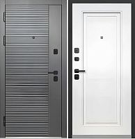 ТАЙГА 9 см 2 МДФ Антик Серебро - Эмалит белый